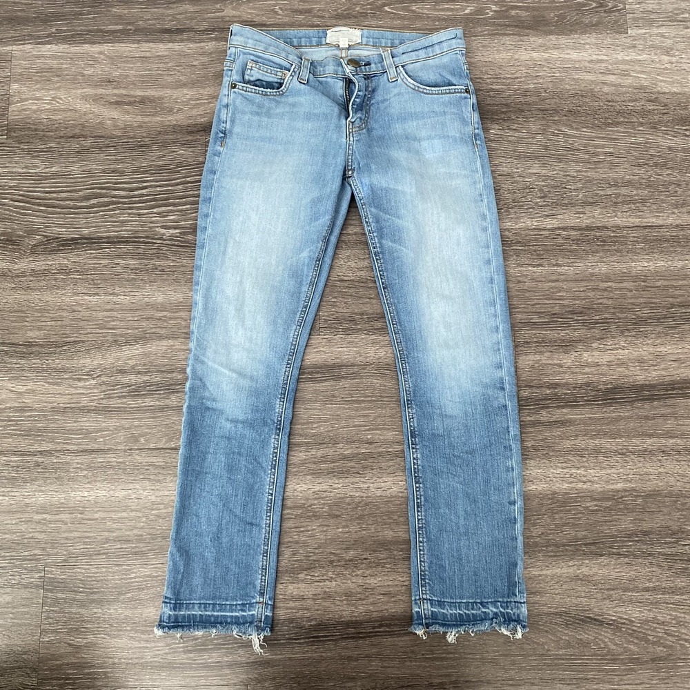 Current Elliott‎ The Cropped Straight Stagecoach with Released Hem Size 24